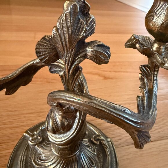 Vintage Brass Candelabra - Picture 3 of 10